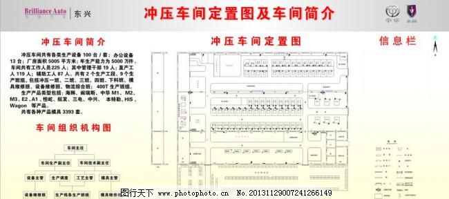 精密有序，高效生產——沖壓車間定置圖及車間簡介圖片展示